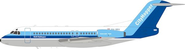 Fokker F28-4000 Fellowship - NLM Cityhopper